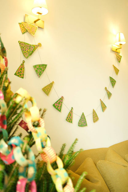 Midcentury Trees Sewn Garland - Violet Elizabeth - 