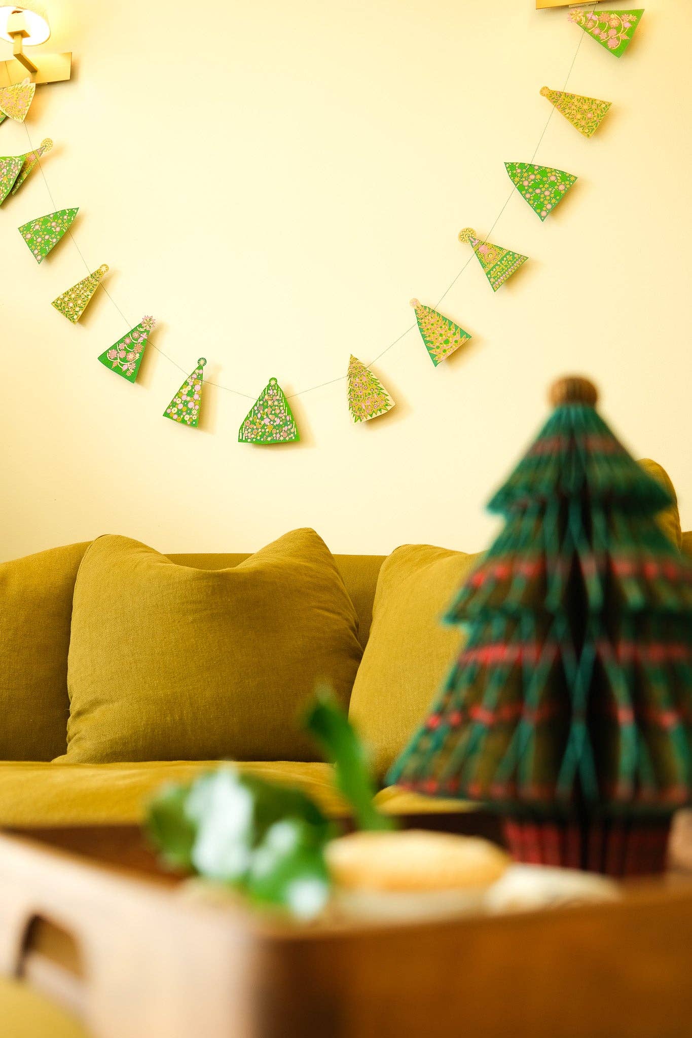 Midcentury Trees Sewn Garland - Violet Elizabeth - 