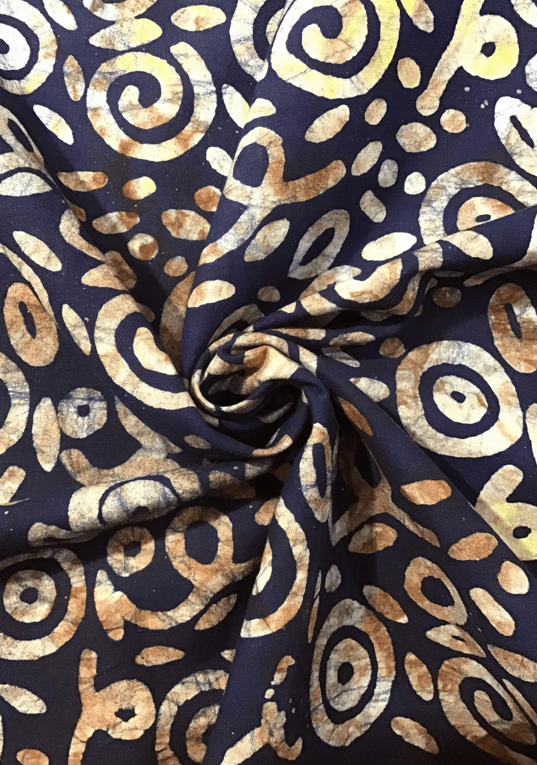 Midnight 80’s Groove Batik Fabric - Violet Elizabeth - Haberdashery