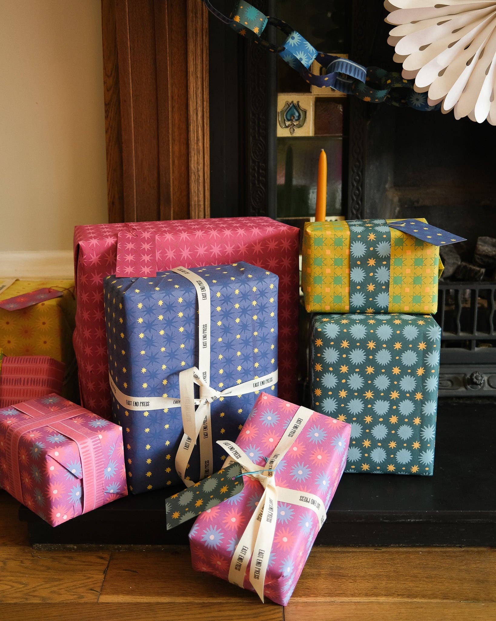 Midnight Sky Wrapping Paper - Violet Elizabeth - 