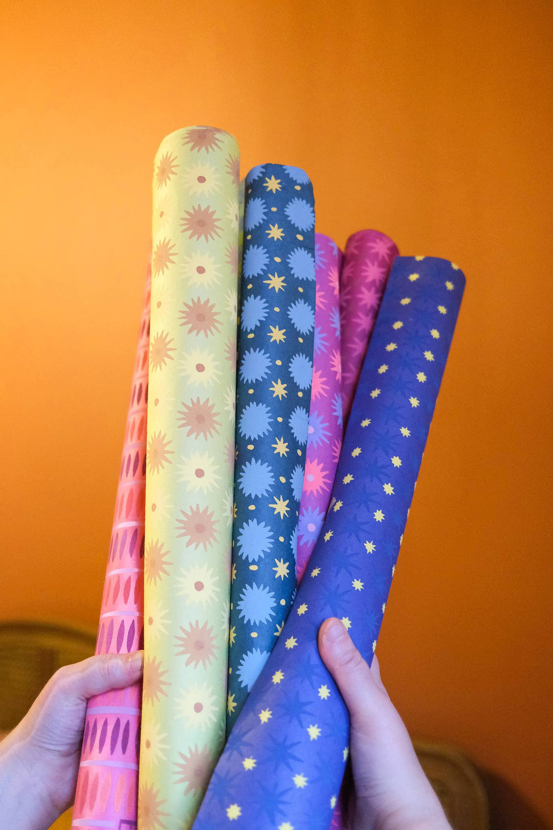 Midnight Sky Wrapping Paper - Violet Elizabeth - 