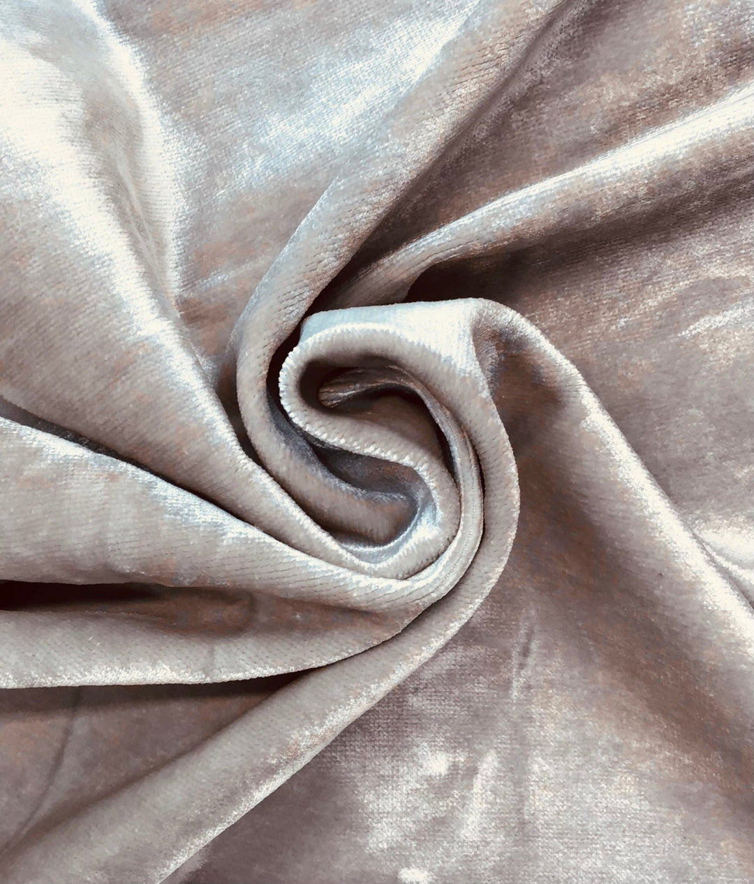 Mink upholstery Velvet Fabric - Violet Elizabeth - Haberdashery