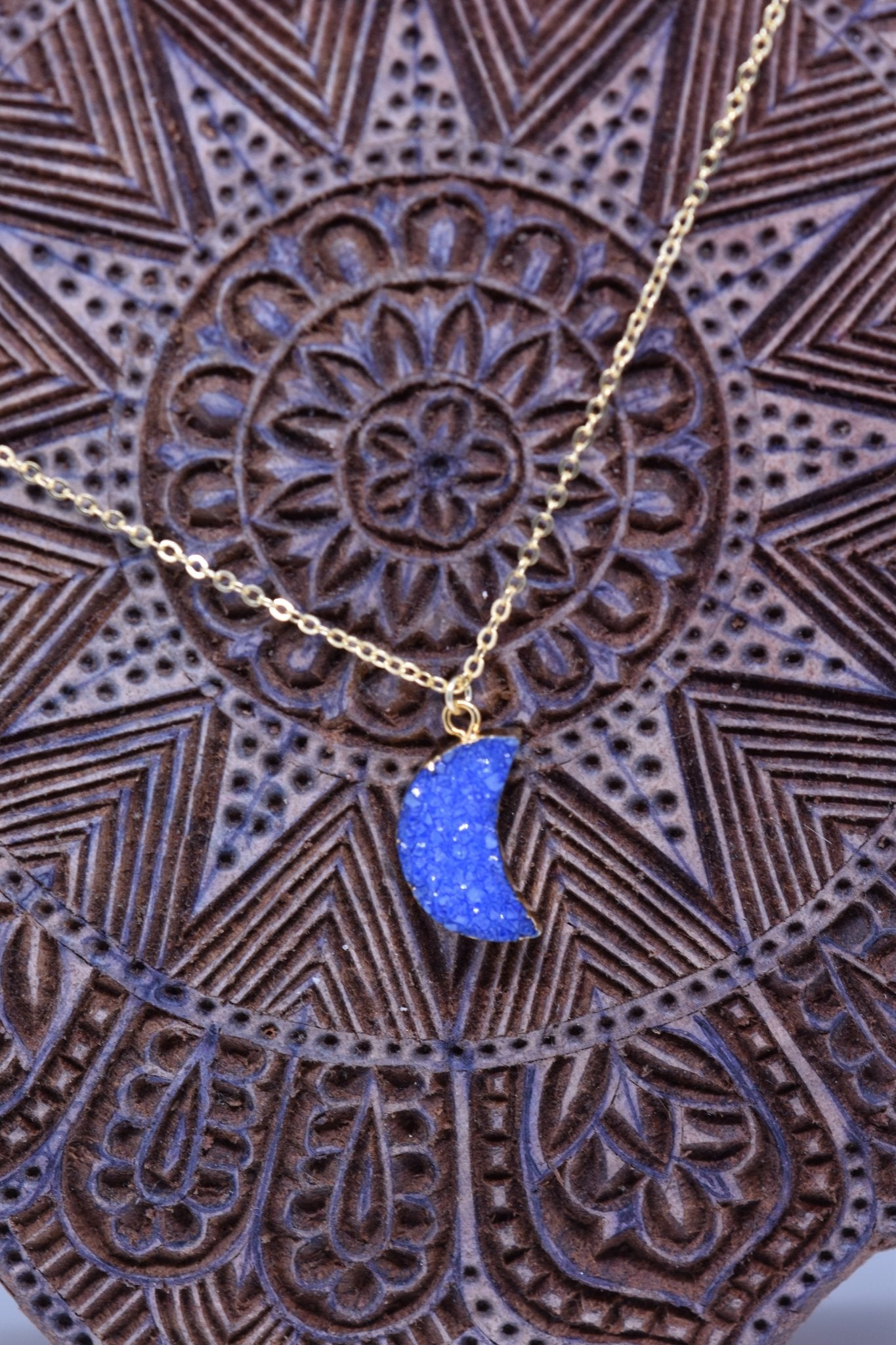 Moon Sugar Druzy Necklace - Violet Elizabeth - Jewellery
