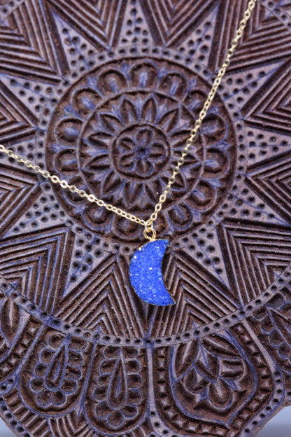 Moon Sugar Druzy Necklace - Violet Elizabeth - Jewellery