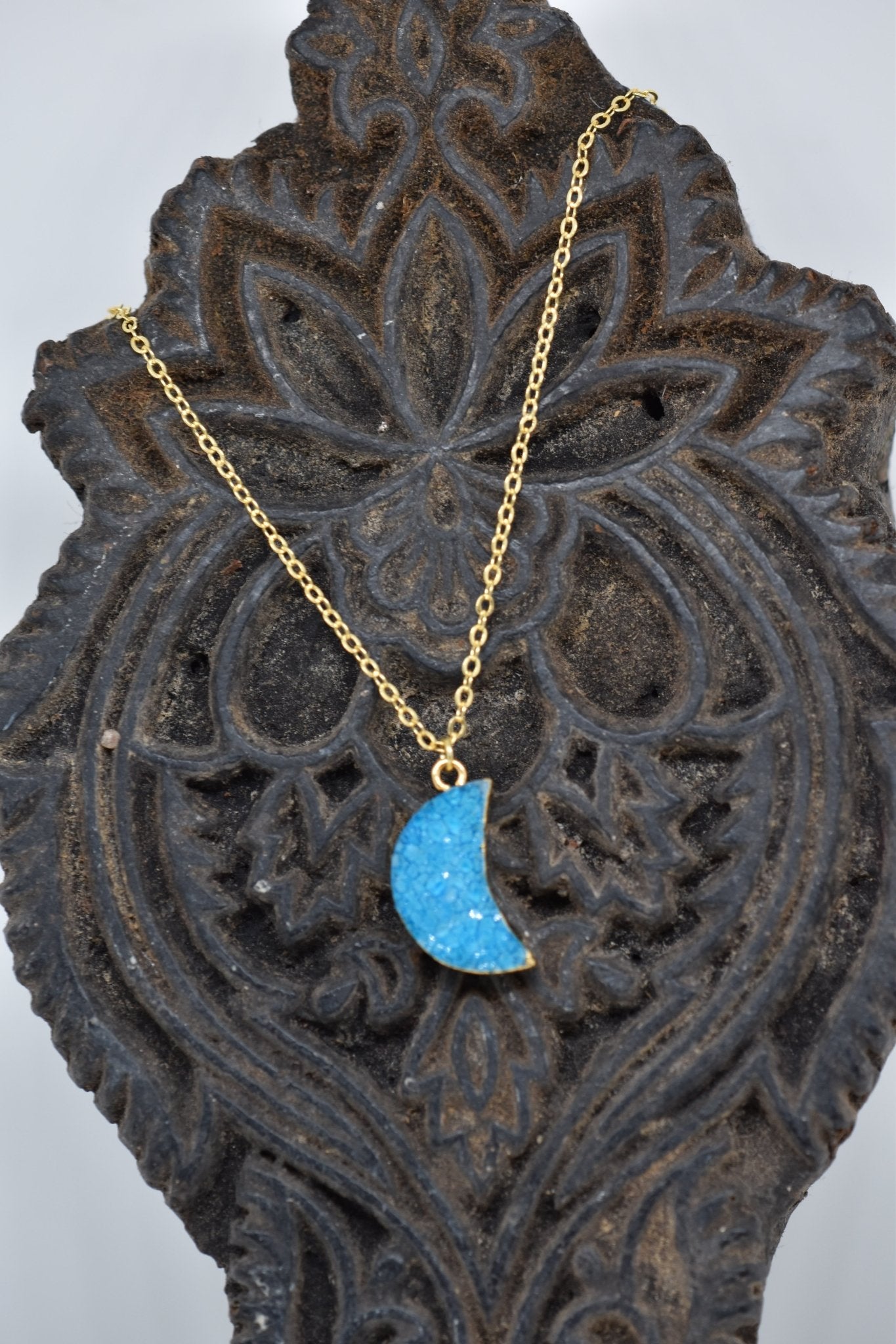 Moon Sugar Druzy Necklace - Violet Elizabeth - Jewellery