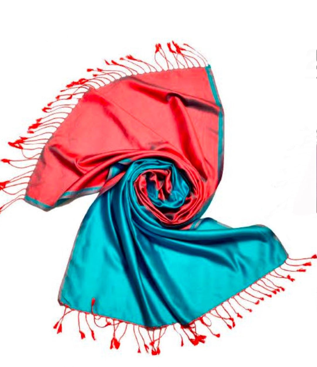 Mulberry Silk Hand Woven Scarf 1 - Violet Elizabeth - Apparel & Accessories