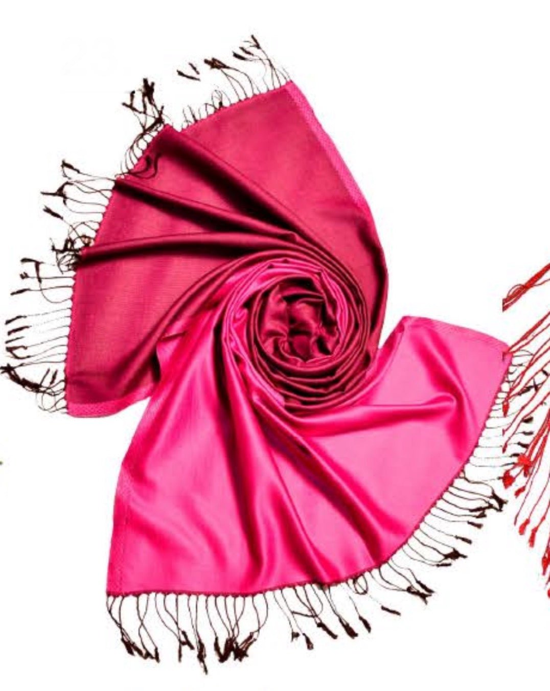 Mulberry Silk Hand Woven Scarf 23 - Violet Elizabeth - Apparel & Accessories