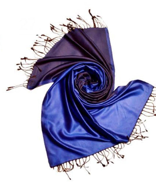 Mulberry Silk Hand Woven Scarf 27 - Violet Elizabeth - Apparel & Accessories
