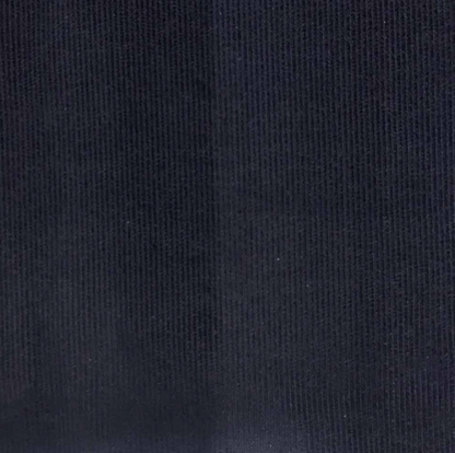 Navy 8 wale cotton corduroy fabric - Violet Elizabeth - Haberdashery