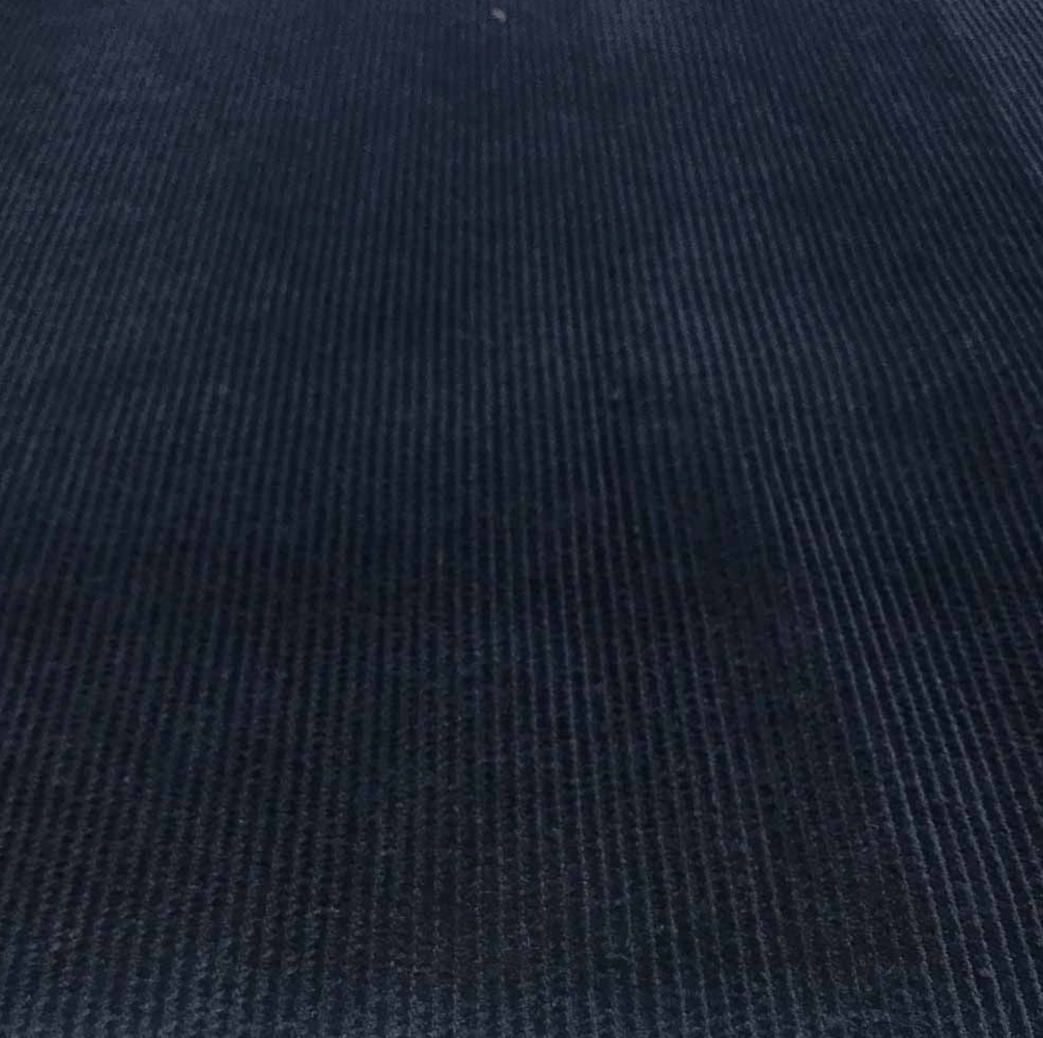 Navy 8 wale cotton corduroy fabric - Violet Elizabeth - Haberdashery