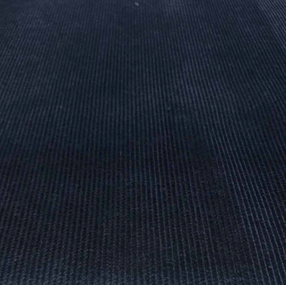 Navy 8 wale cotton corduroy fabric - Violet Elizabeth - Haberdashery