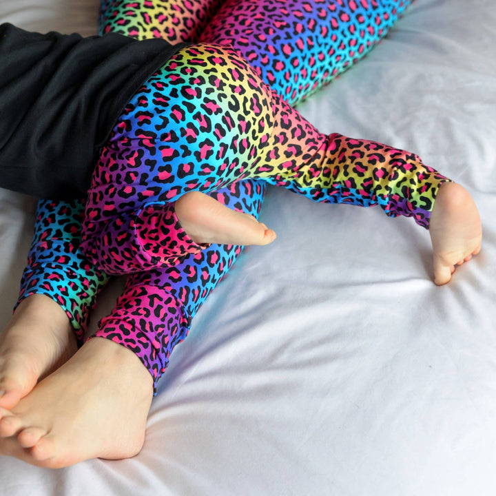 Neon leopard Leggings 0 - 9 Years - Violet Elizabeth - Baby & Toddler Clothing