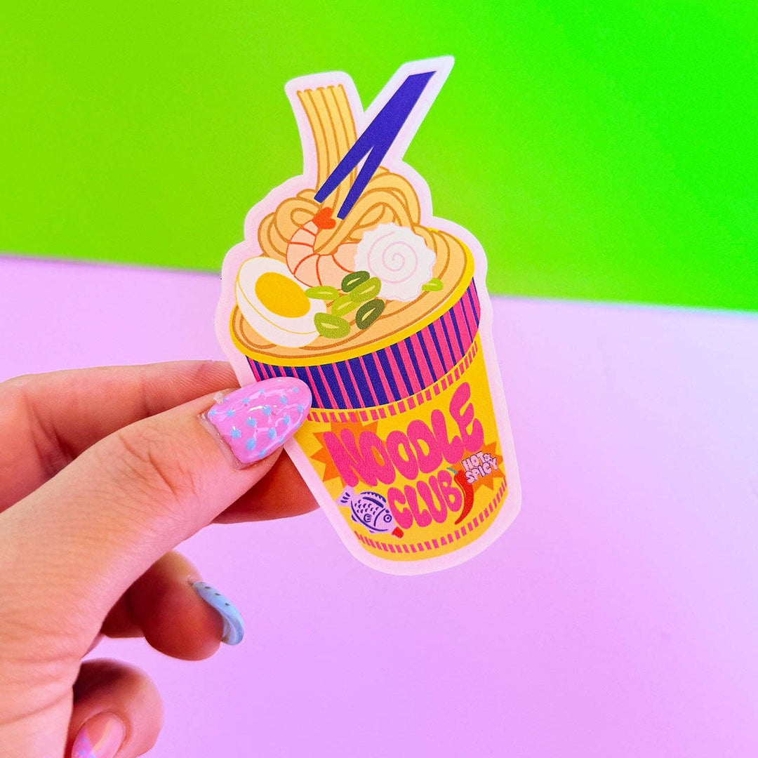 Noodle Club Cup Sticker - Violet Elizabeth - 