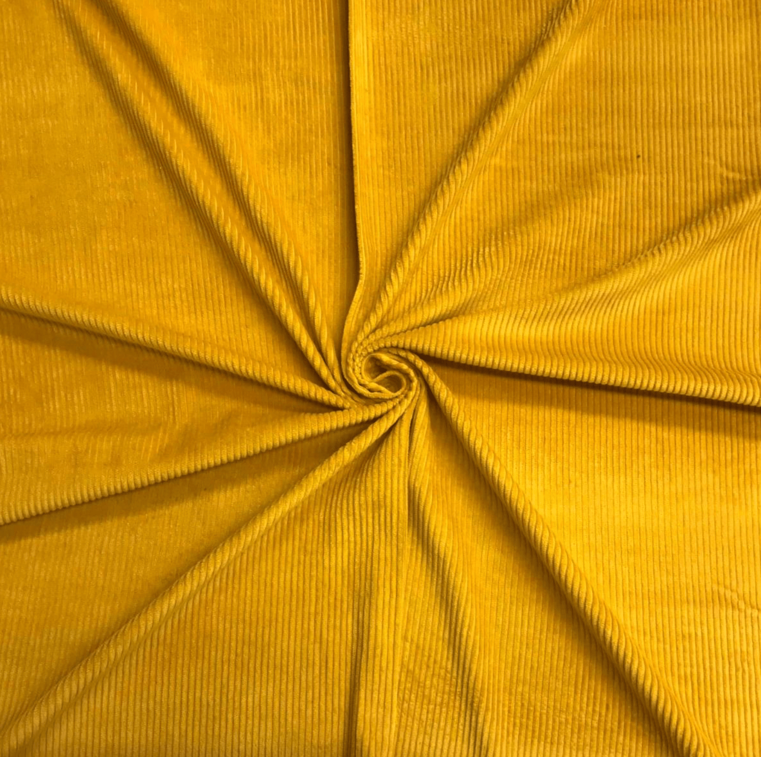 Ochre 4.5 Wale 'Jumbo' Corduroy Fabric - Violet Elizabeth - Haberdashery