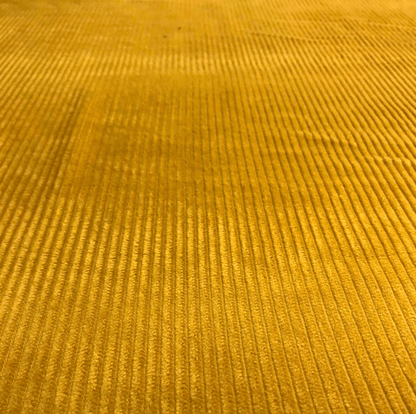 Ochre 4.5 Wale 'Jumbo' Corduroy Fabric - Violet Elizabeth - Haberdashery