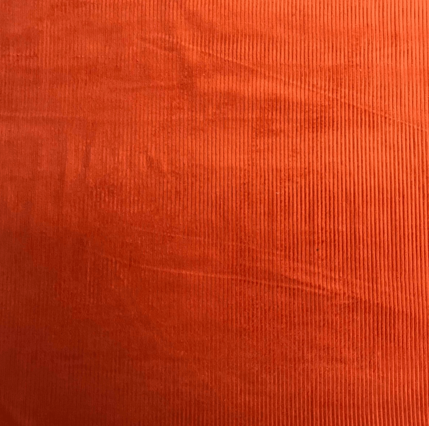 Orange 4.5 Wale 'Jumbo' Corduroy Fabric - Violet Elizabeth - Haberdashery