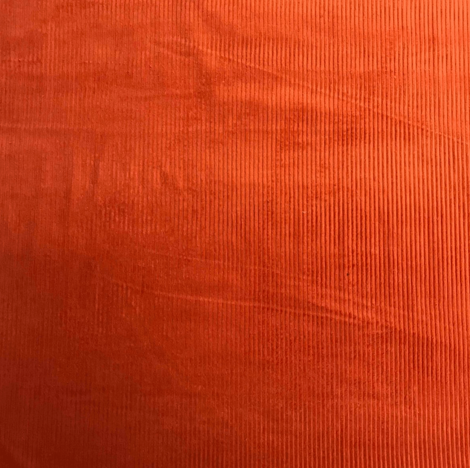 Orange 4.5 Wale 'Jumbo' Corduroy Fabric - Violet Elizabeth - Haberdashery