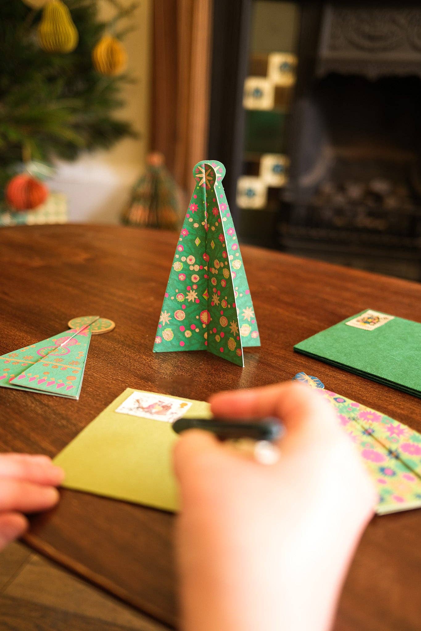 Ornament Tree Greeting Card - Violet Elizabeth - 