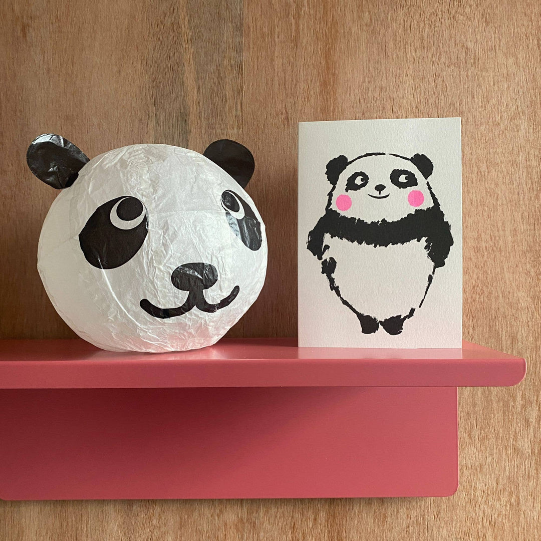 Paper Balloon Cards - Pack of 6 - Panda - Violet Elizabeth - 