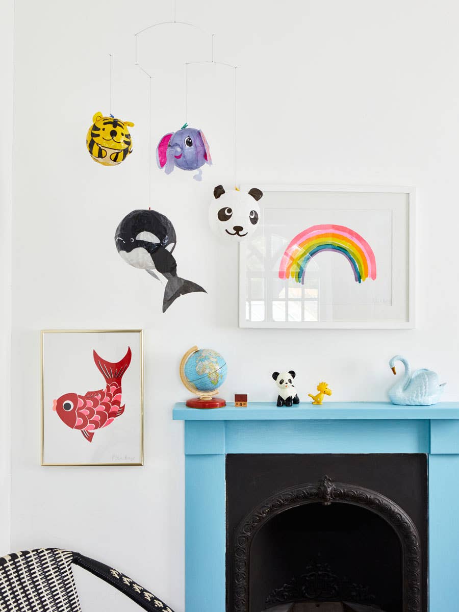 Paper Balloon - Pack of 6 - Orange Fish - Violet Elizabeth - 