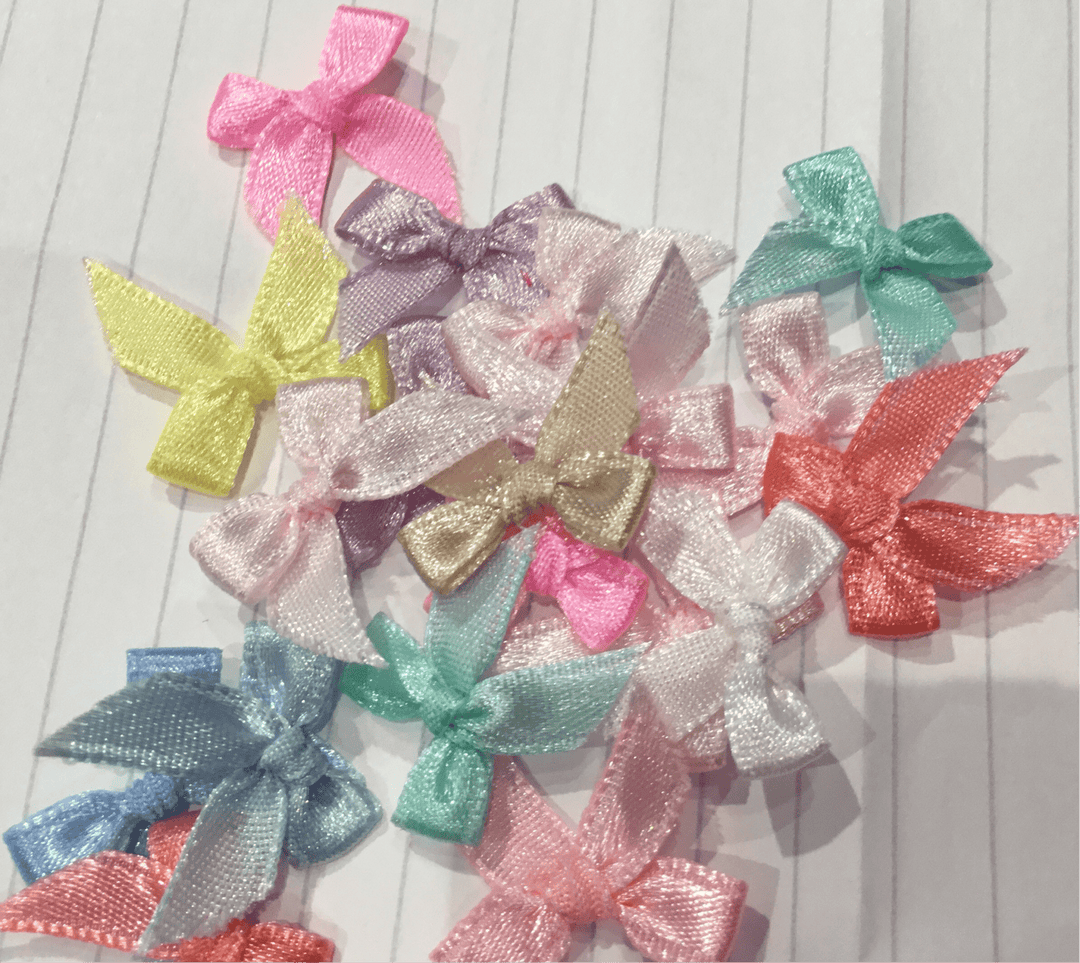 Pastel bows - Violet Elizabeth - Haberdashery