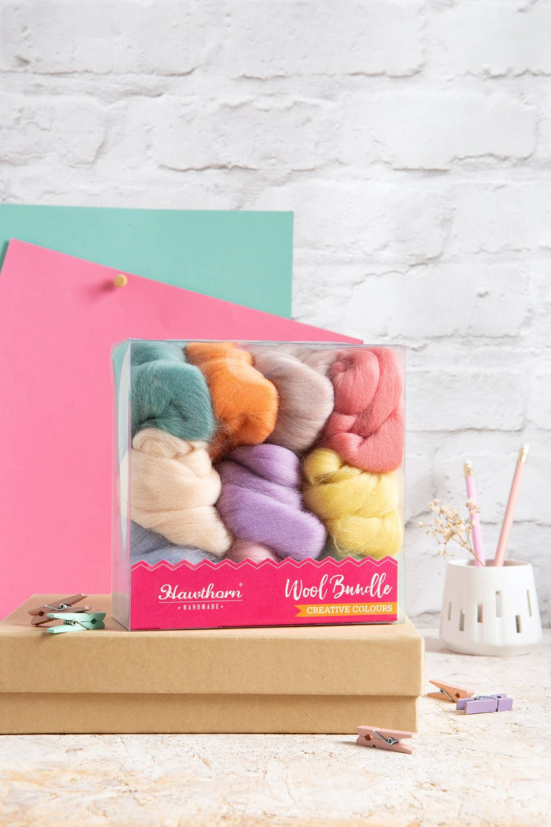Pastels Wool Bundle | Felting and Fibre Crafts - Violet Elizabeth - Haberdashery