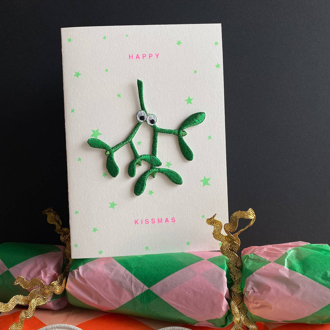 Patch Cards Mistletoe Happy Kissmas - Violet Elizabeth - 