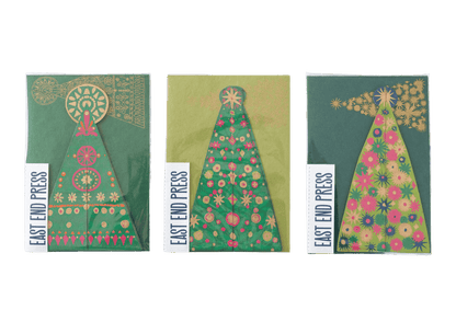 Patterned Tree Greeting Card - Violet Elizabeth - 