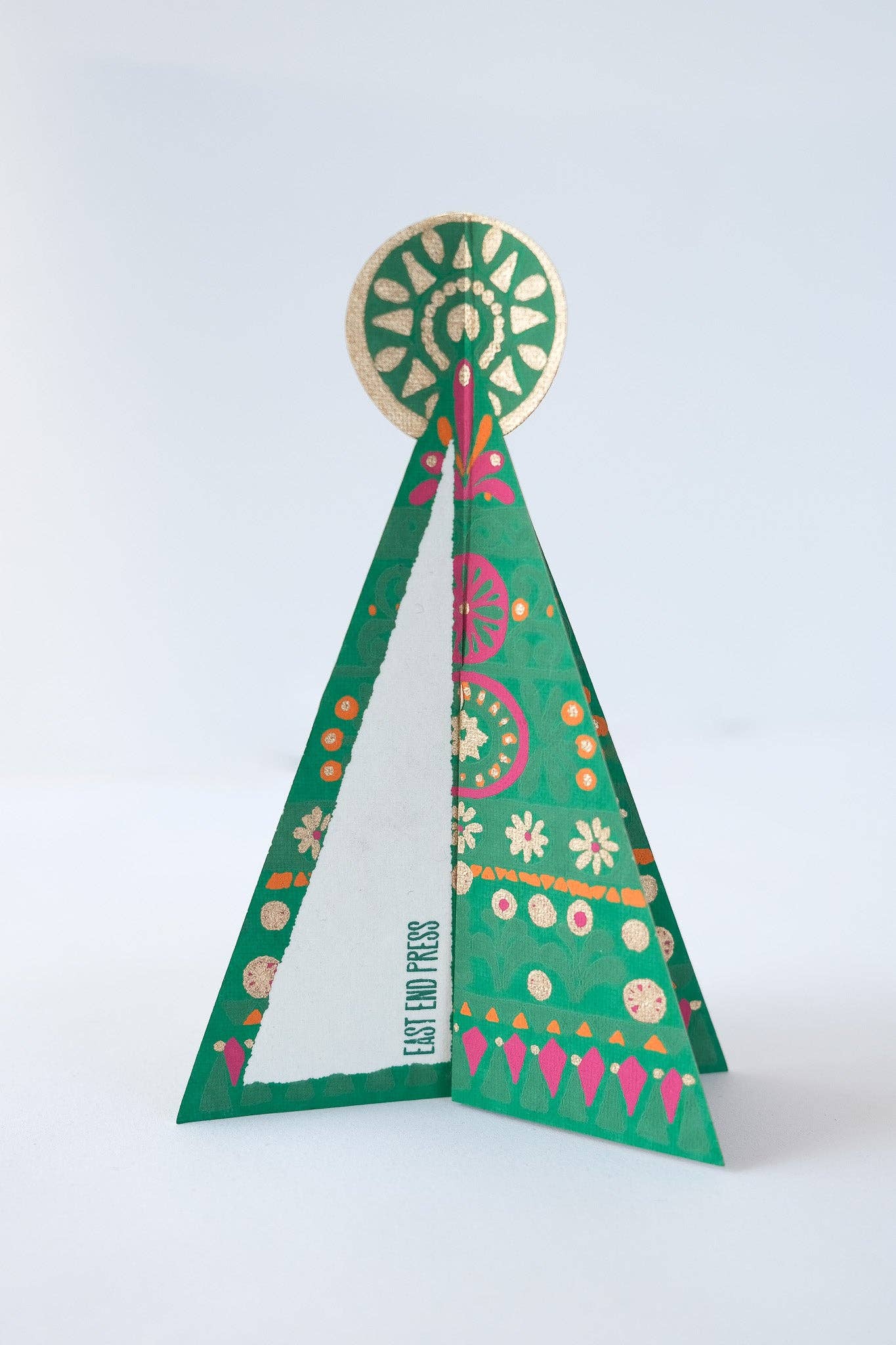Patterned Tree Greeting Card - Violet Elizabeth - 