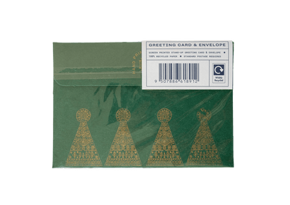 Patterned Tree Greeting Card - Violet Elizabeth - 