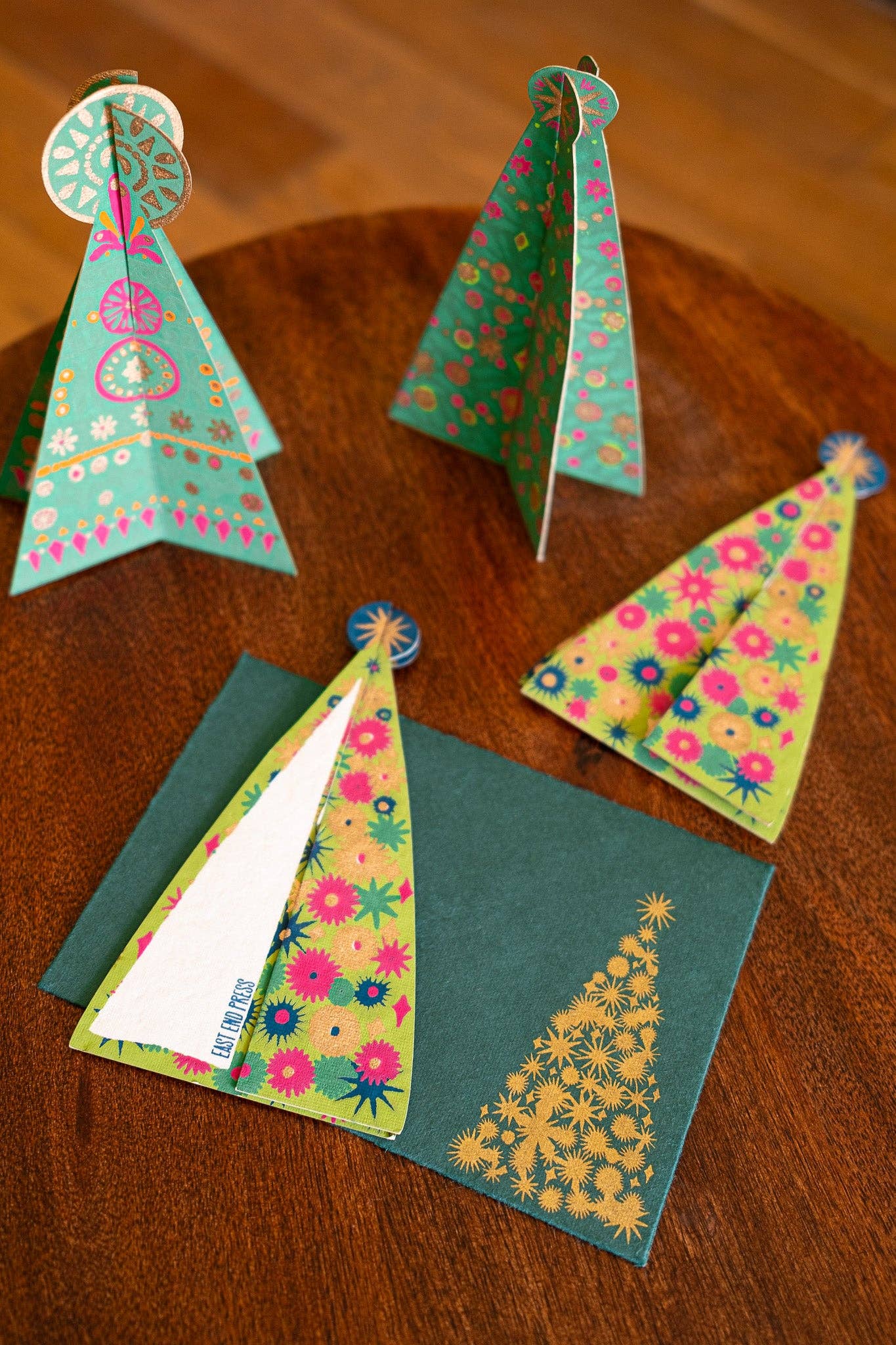 Patterned Tree Greeting Card - Violet Elizabeth - 