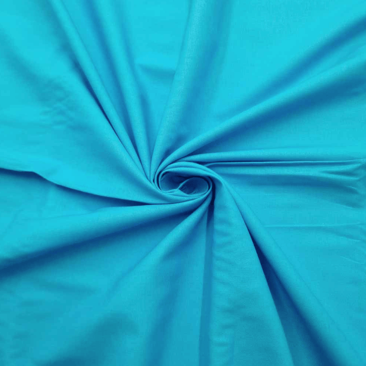 Peacock plain quilting cotton