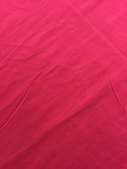 Pink plain dyed Fabric 100% Cotton voile - Violet Elizabeth - Haberdashery