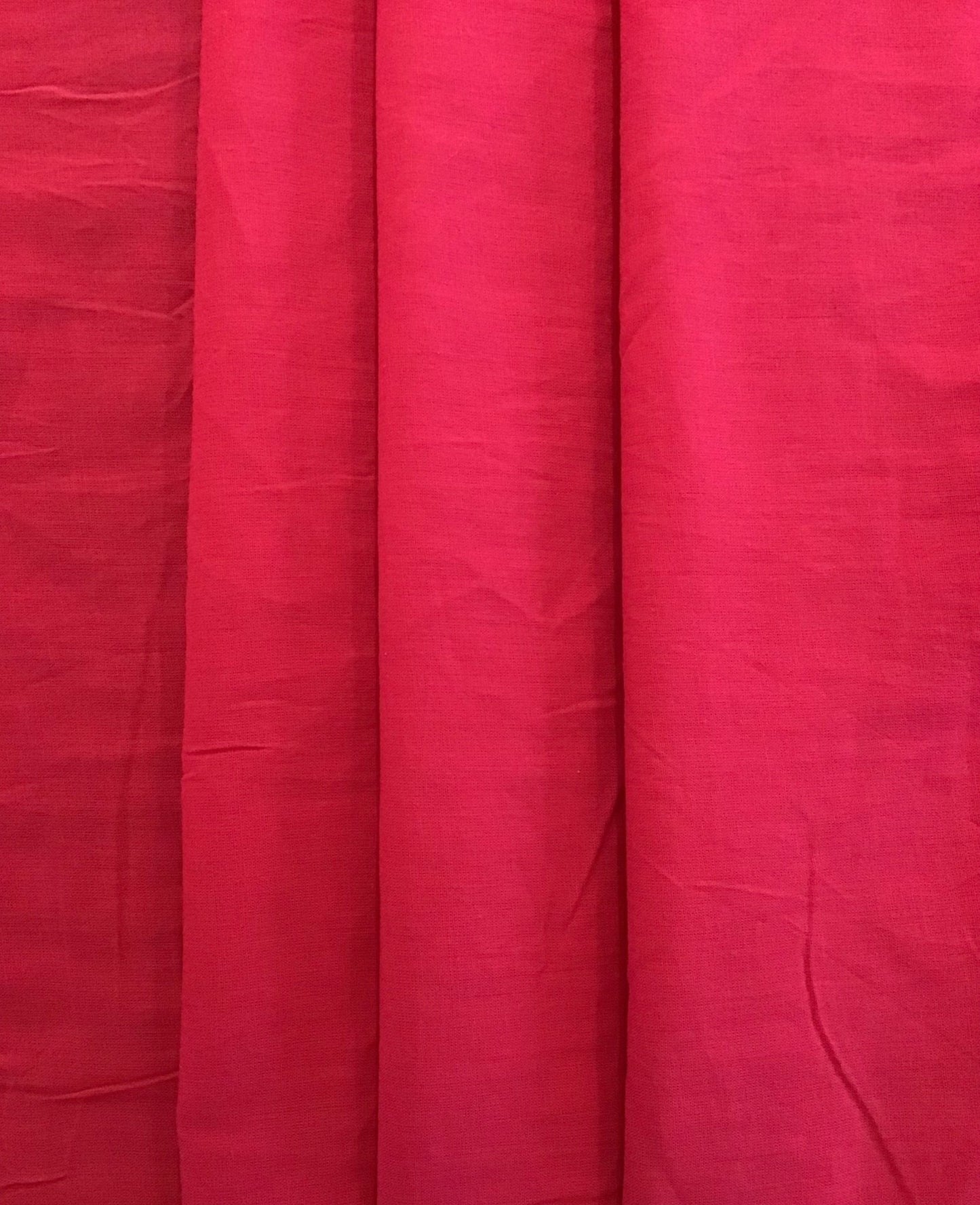 Pink plain dyed Fabric 100% Cotton voile - Violet Elizabeth - Haberdashery