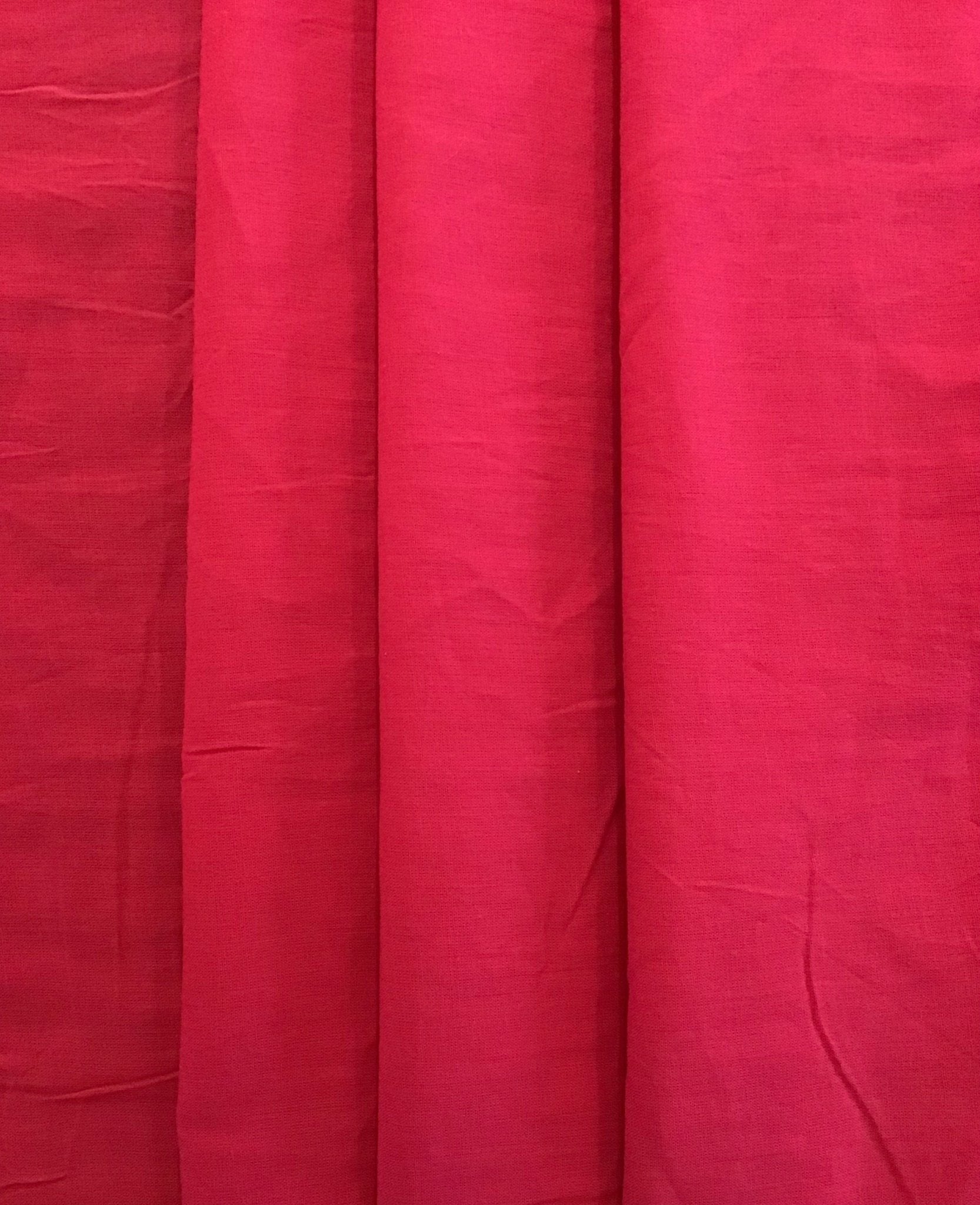 Pink plain dyed Fabric 100% Cotton voile - Violet Elizabeth - Haberdashery