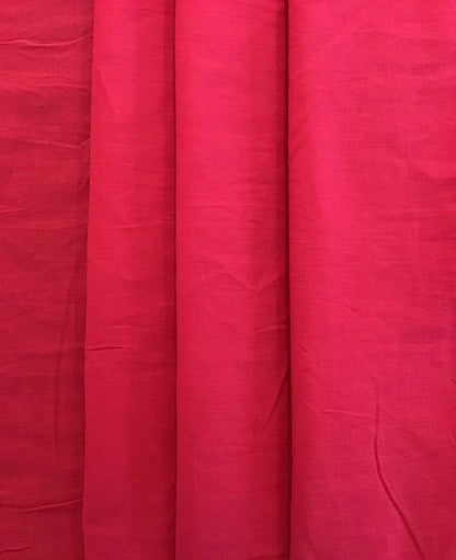 Pink plain dyed Fabric 100% Cotton voile - Violet Elizabeth - Haberdashery