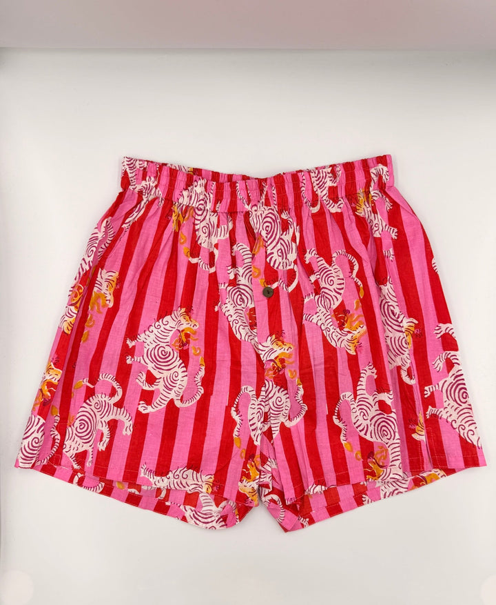 Printed Cotton Boxer Shorts