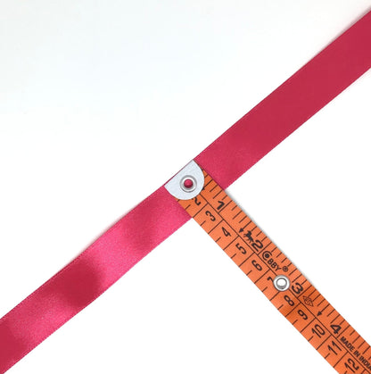 Pink ribbon. 15m reel - Violet Elizabeth - Haberdashery