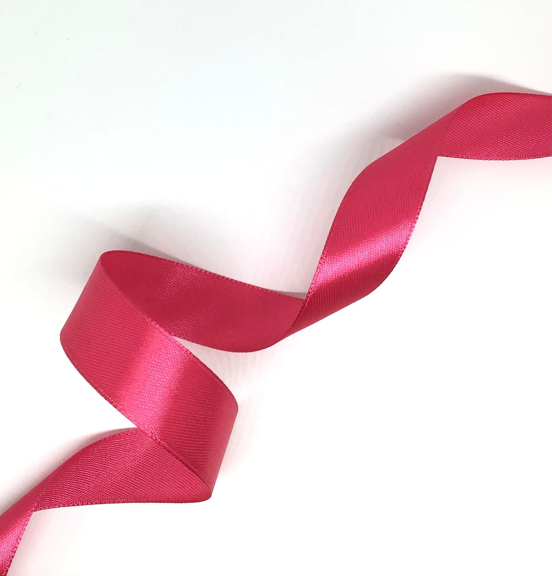 Pink ribbon. 15m reel - Violet Elizabeth - Haberdashery