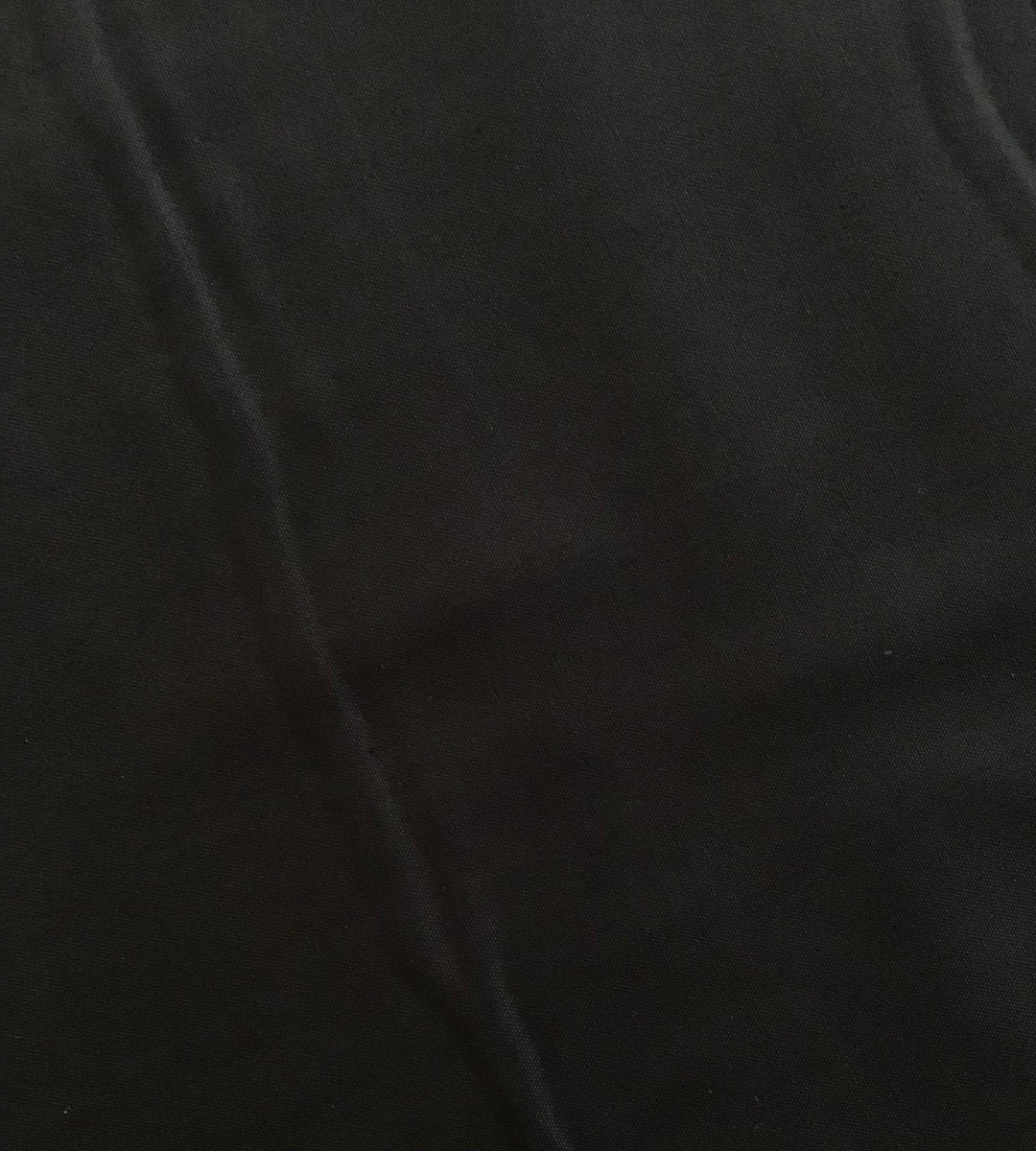 Plain Black Fabric 100% Cotton - Violet Elizabeth - Haberdashery