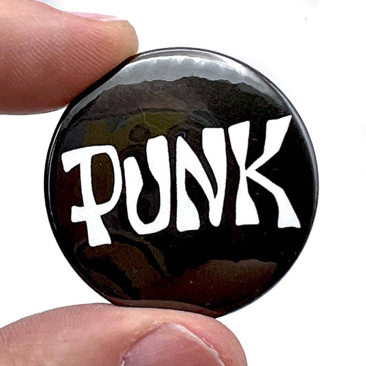 Punk Rock Inspired Button Pin Badge - Violet Elizabeth - 