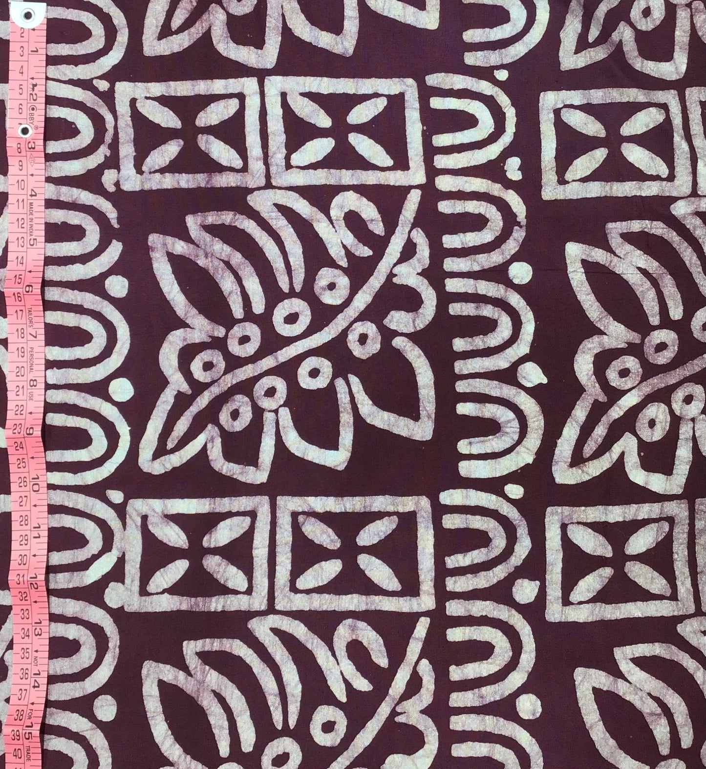 Purple Jungle Batik Fabric - Violet Elizabeth - Haberdashery