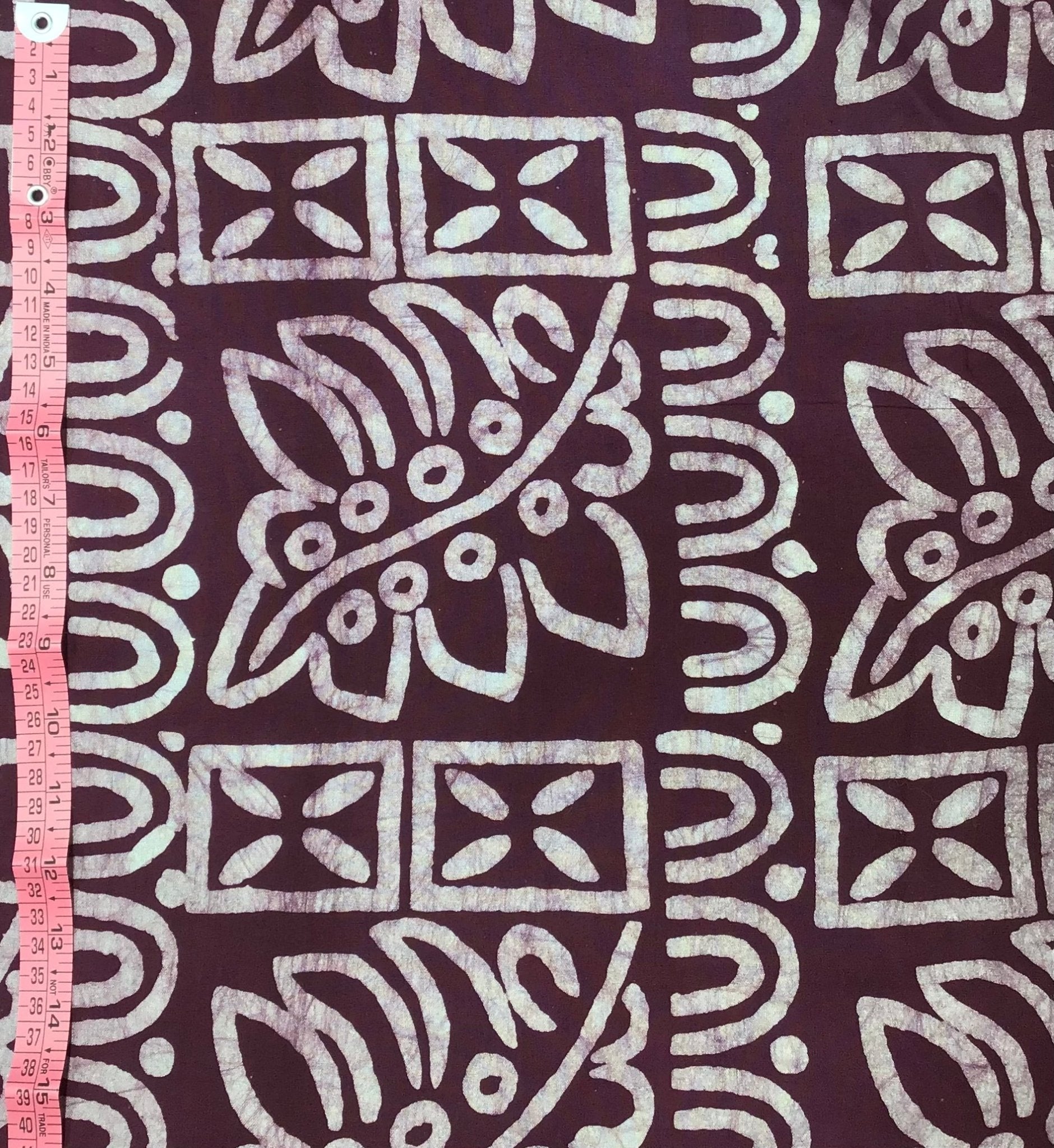 Purple Jungle Batik Fabric - Violet Elizabeth - Haberdashery