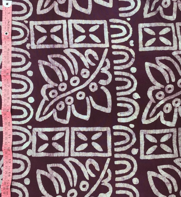 Purple Jungle Batik Fabric - Violet Elizabeth - Haberdashery