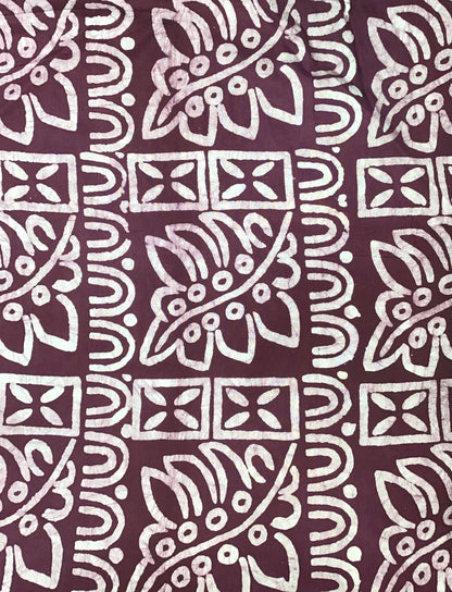 Purple Jungle Batik Fabric - Violet Elizabeth - Haberdashery