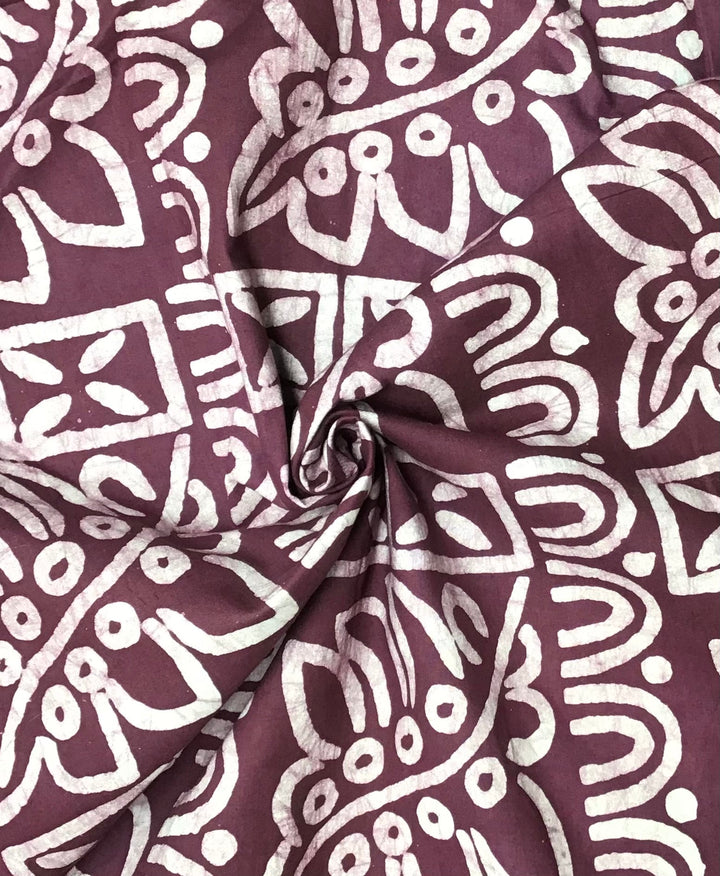 Purple Jungle Batik Fabric - Violet Elizabeth - Haberdashery