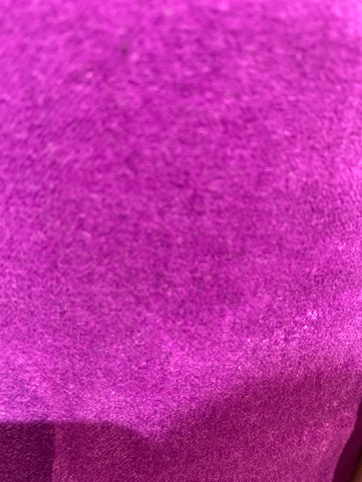 Purple Velvet Velvet Hand Dyed Fabric