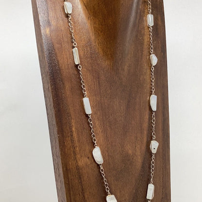 Rainbow Moonstone Chain - Violet Elizabeth - 
