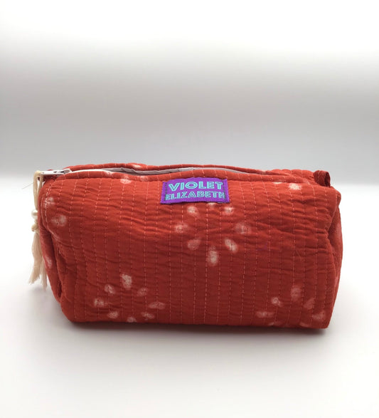 Red Batik Washbags - Violet Elizabeth - Bathroom Accessories