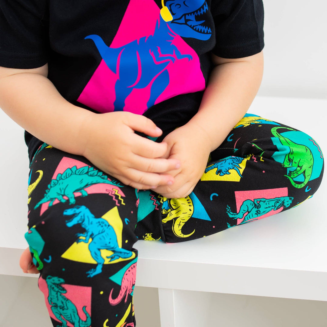Retro Dino Leggings - Violet Elizabeth - Baby & Toddler Clothing